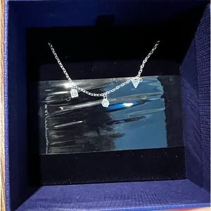 Brand new never worn Swarovski silver with Swarovski crystals necklace